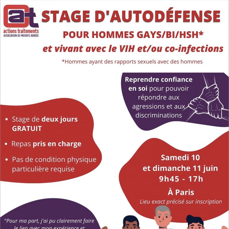 Stage autodéfense hommes VIH